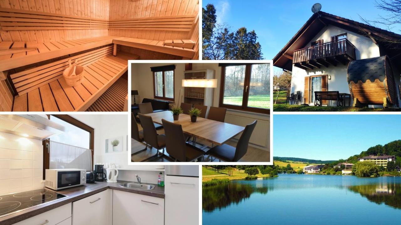 Seepark Kirchheim Ferienhaus Bei Zeta Mit Sauna Exteriör bild