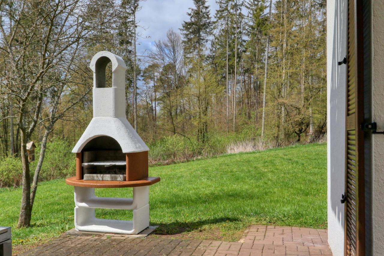 Seepark Kirchheim Ferienhaus Bei Zeta Mit Sauna Exteriör bild